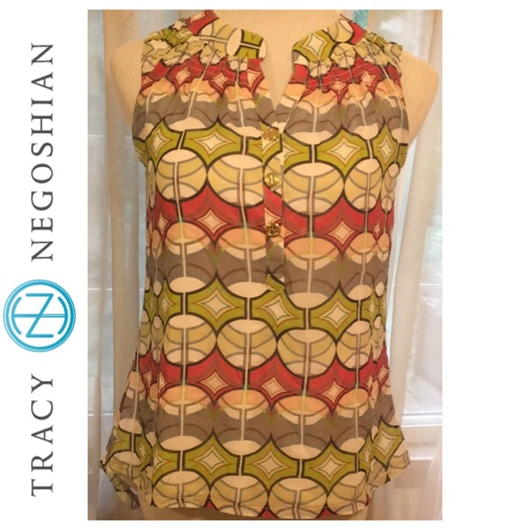 🛍️# 105 Hi-Lo Sleeveless Sheer Top - Picture 2 of 7